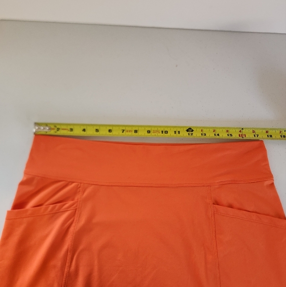 Arc'Teryx Orange Activewear Skirt Stretch Pockets Size Large Active Hiking - Picture 6 of 8